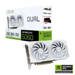 ASUS Dual GeForce RTX™ 5060 White OC Edition 8GB